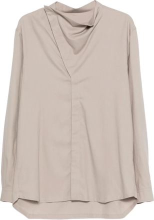 Rick Owens Trui met trechterhals - Grijs