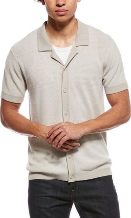 Vintage Summer Swimwear Polo Sweater