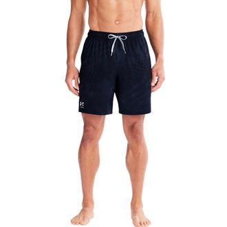 Under Armour Mens Swim Trunks Swimsuit, Shorts with Drawstring Closure & Elastic Waistband, Midnight Navy, Medium