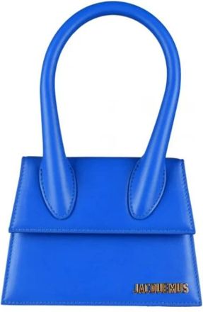 Jacquemus Pre-owned Le Chiquito Moyen Tas - Dames - Vintage Mini Tas - Blauw - ONE Size - Leer - Vintage
