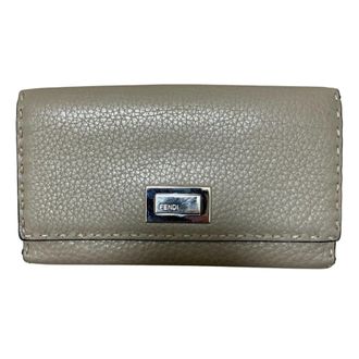 Fendi Grayish Long Wallet (Bi-Fold) (Pre-Owned)