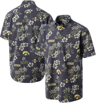 Reyn Spooner Mens Reyn Spooner Black Iowa Hawkeyes Classic Button-Up Shirt at Nordstrom, Size Large