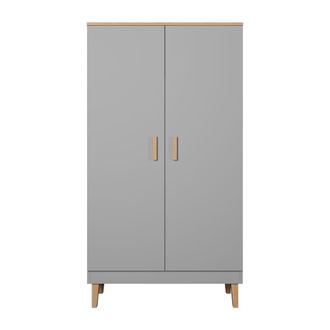 Petits Meubles Armario 2 puertas estratificado Gris