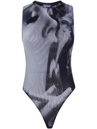 Jean Paul Gaultier Tank Top Mesh Smoking Women