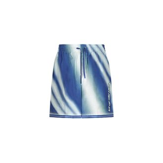 Casablanca Raquet Sportswear, male, Multicolor, Size: XL Flaming Tennis Club Icon Silk Shorts