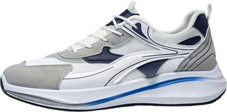 Generic Mens Breathable Sports Shoes: Trainers with Laces, Cushioning Jogging Shoes, Breathable Walking Shoes, Lightweight Outdoor Shoes, Abrasion-Resistant, 