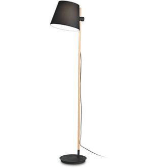 Ideal Lux Ideal Lux Axel L&aacute;mpara De Pie Con Pantalla C&oacute;nica Negra