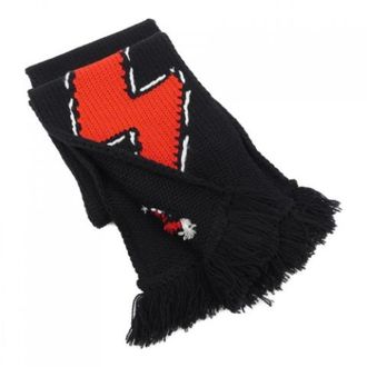 Prada Pre-owned Scarves, unisex, Black, Size: ONE SIZE Pre-owned Wool scarves