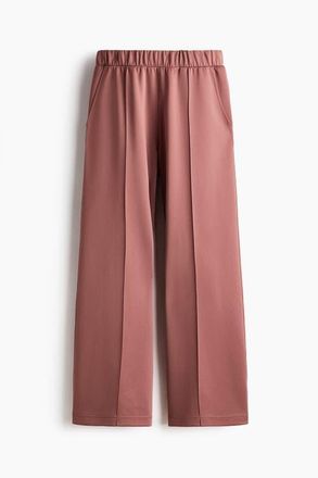 H&M Crease-front pull-on pants in Dusty Rose at Nordstrom, Size X-Small
