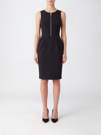 Elisabetta Franchi Mini abito a tubino in cr&ecirc;pe con spalle scoperte