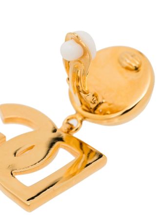 Dolce & Gabbana Womens Gold Brass Earrings