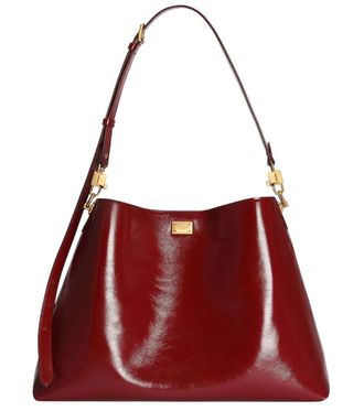 Dolce & Gabbana Red Vittoria Large Shoulder Bag