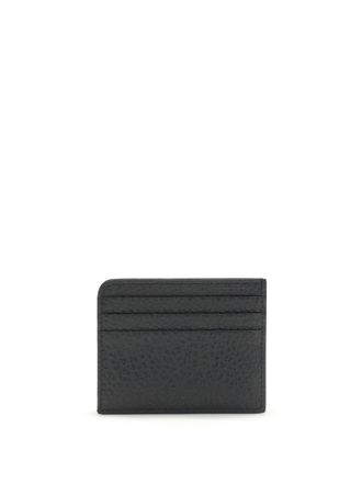 Maison Margiela Womens Leather Card Holder Black Calf Wallets & Purses