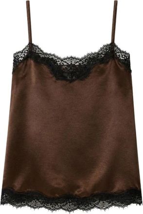 Twinset Sleeveless Tops - Dames - Tops zonder mouwen - Bruin - S - Tops