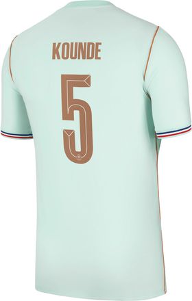 Nike Jules Kound&eacute; France National Team 2026 Stadium Away Nike Mens Dri-FIT Soccer Jersey in Green | NN203949127-FFF