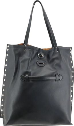 Zanellato A Spasso Leren Shopper - Dames - Shoppers - Zwart - ONE Size - Leer - Tassen