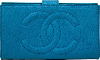 Chanel Blue Grained Calfskin (Pre-Owned)