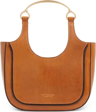 The Bridge Baby Hobo - Dames - Handtassen - Bruin - ONE Size - Leer - Tassen