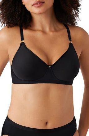Wacoal Simply Done Wireless Convertible T-Shirt Bra in Black at Nordstrom Rack, Size 34 Ddd