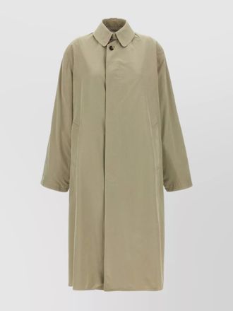 Maison Margiela single-breasted trench coat with side pockets