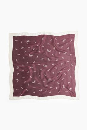 H&M Gemustertes Tuch - Red