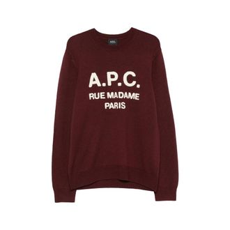 A.P.C. A. p.c. Rue Madame Paris Logo-detail Wool Jumper
