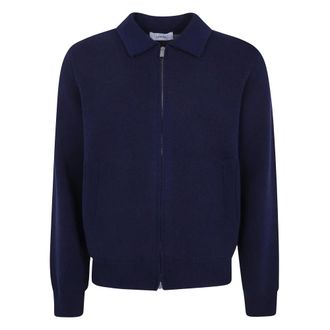 Lardini Giacca Double Knit - - Knitwear - Uomo - Blu - L