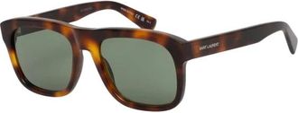 Saint Laurent Zonnebrillen - Heren - Zonnebrillen - Bruin - 57 MM - Accessoires