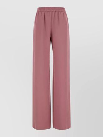 Valentino Garavani silk wide leg trousers back pockets