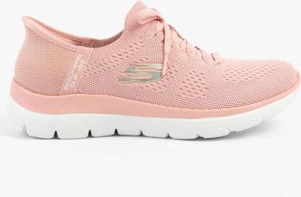 Skechers Summits-new Daily Womens Trainers Rose - Pink Textile - Size UK 4