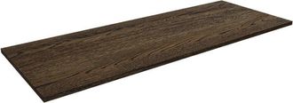 Saniclass Tops Topblad - 121x46x2cm - eiken charcoal