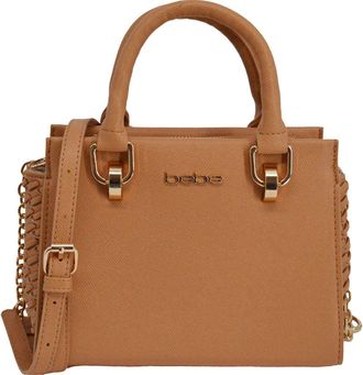 Bebe Katriel Small Satchel in Camel at Nordstrom Rack