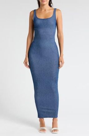 Naked Wardrobe The Denim Fit Tank Dress at Nordstrom Rack, Size X-Small