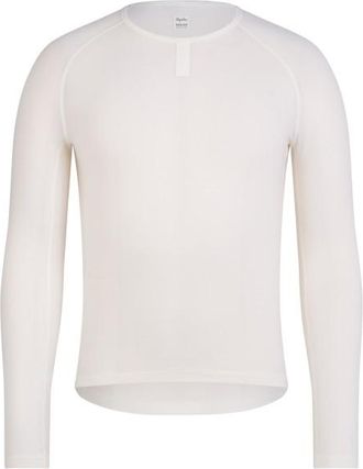 Rapha Merino Base Layer Long Sleeve Merinounterw&auml;sche f&uuml;r Herren | wei&szlig;
