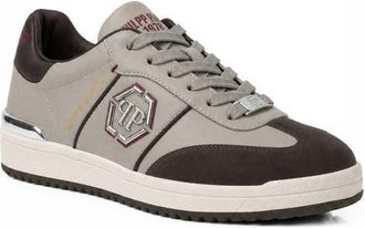Philipp Plein Low Top Sneakers Retro Hustle Bicolor Unisex in Darkbrown at Nordstrom, Size 43
