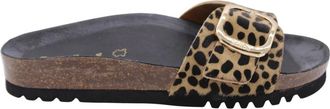 Scholl Zibal Slider - Dames - Sandalen - Bruin - 38 EU - Schoenen
