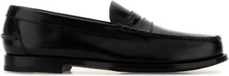 Prada Black Leather Loafers