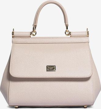 Dolce & Gabbana Handtasche aus Dauphine-Leder Medium Sicily