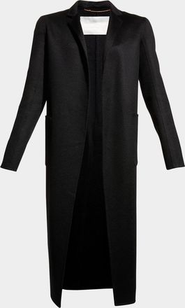 Adam Lippes Zibelline Open-Front Cashmere Midi Coat