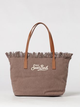 MC2 Saint Barth Borsa in cotone con logo ricamato