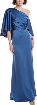 Theia Kia Cape Gown