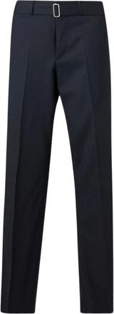 Lardini Slim-fit pantalon - Heren - Broeken - Zwart - Maat: L Zijde