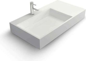 Ambra Fabiola - Lavabo Rectangular Suspendido - Lavabo