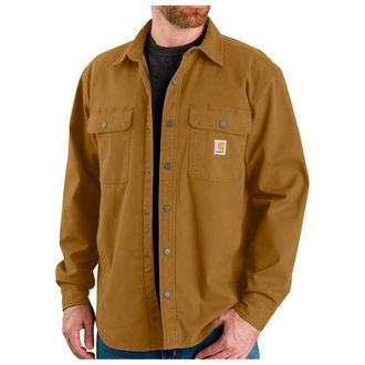 Carhartt Work in Progress Canvas Fleece-Lined Shirt Jacket Hemd f&uuml;r Herren | braun