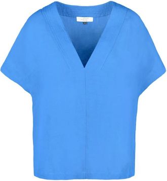 H&eacute;st Simone Top - Dames - Blouses - Blauw - S - Linnen - Overhemden