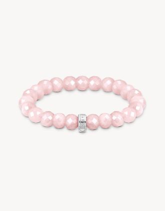 Thomas Sabo Bracciale argentato e rosa-Argento