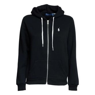 Polo Ralph Lauren RL Fleece Full-Zip Hoodie - Dames - Vesten met rits - Zwart - L - Hoodies & sweatvesten