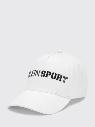 Plein Sport Cappello in cotone con logo stampato