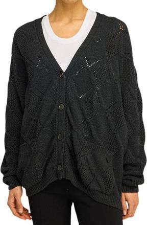 Semicouture Cardigan Bertina - Dames - Truien - Grijs - Maat: M