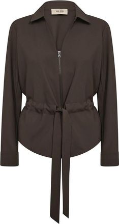 Mos Mosh Lichte Jassen - Dames - Zomerjassen - Bruin - S - Jassen